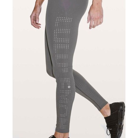 NWOT LULULEMON ATHLETICA Ride & Reflect Tight 28" (Lululemon C SoulCycle) in Met - Picture 1 of 8